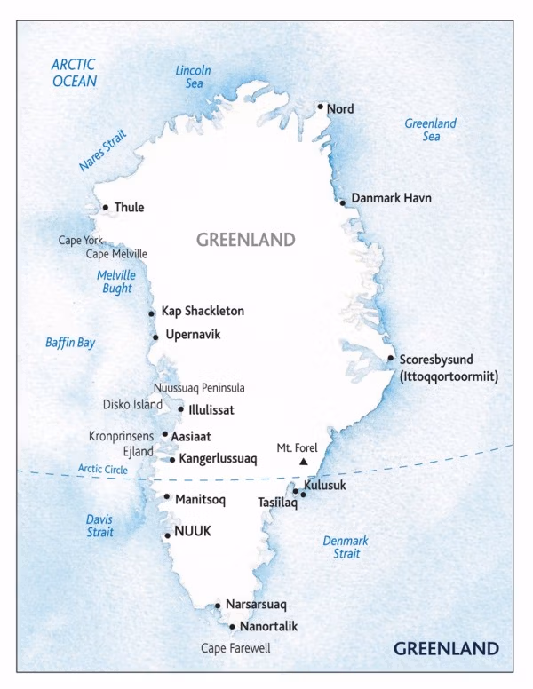 greenland map